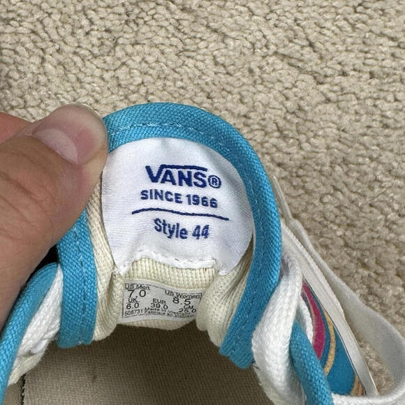 Vans Anaheim OG Marble Authentic 44 DX Shoes Skate Sneakers Wmns Us 7 Tie dye - Picture 12 of 12